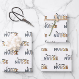 Trauma Nurse Trauma Pflege Geschenkpapier Set