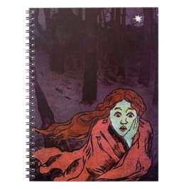 Traumareise mit Angst Notizblock