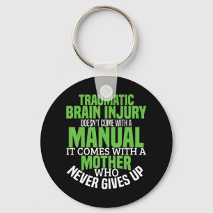 Traumatic Brain Injury Awareness T Shirt TBI Aware Schlüsselanhänger