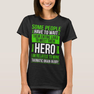 Traumatic Brain Injury Ribbon TBI Krieger T-Shirt