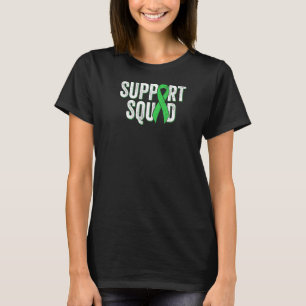 Traumatic Brain Injury Support Squad Green Awarene T-Shirt