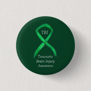 Traumatisches Gehirnverletzung (TBI) Button zur Be