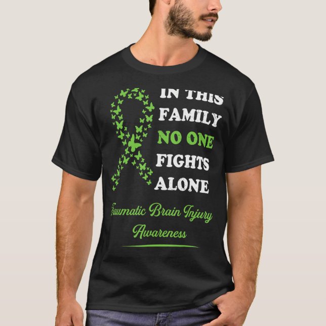 Traumatisches Gehirnverletzungsbewusstsein Familie T-Shirt (Vorderseite)
