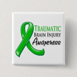 Traumatisches Hirnverletzung-Bewusstseins-Band Button