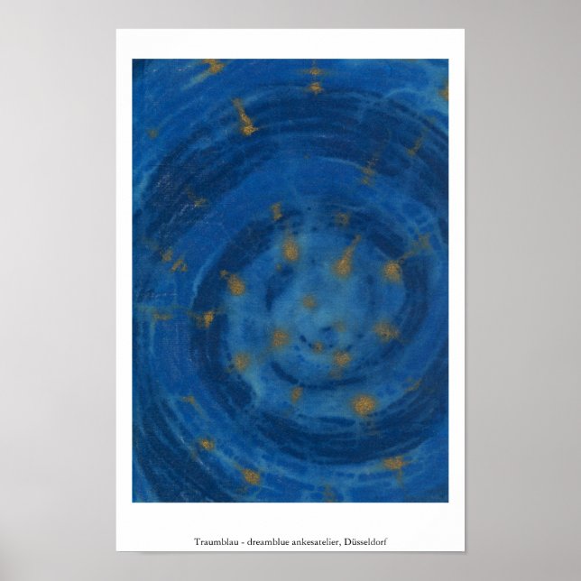 Traumblau Poster (Vorne)
