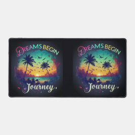 Träume Begin Journey Schreibtischunterlage