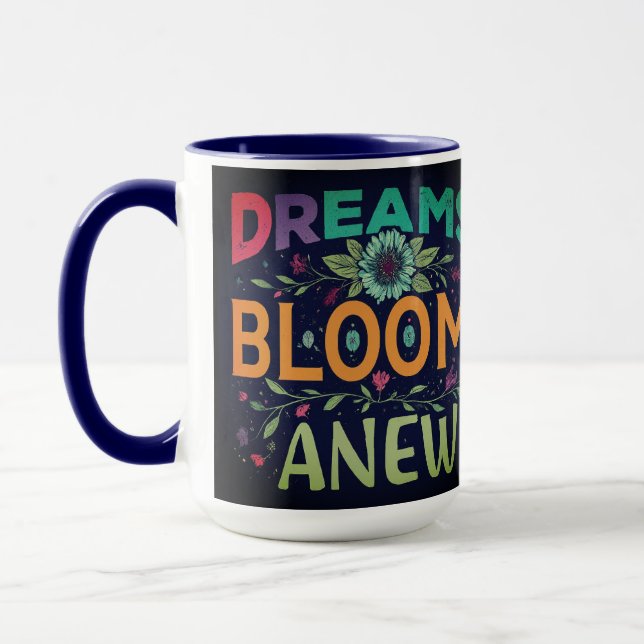 Träume Beginnen einer neuen Tasse (Links)