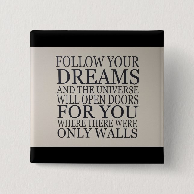 Träume Button (Vorderseite)