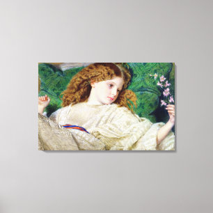 Träume, c.1861 (w/c, Körperfarbe und Kaugummi über Leinwanddruck