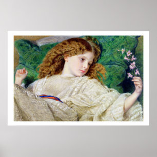Träume, c.1861 (w/c, Körperfarbe und Kaugummi über Poster