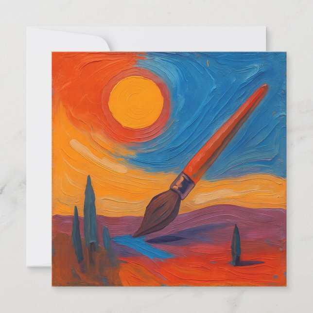 Träume Dankeskarte (Vorderseite)