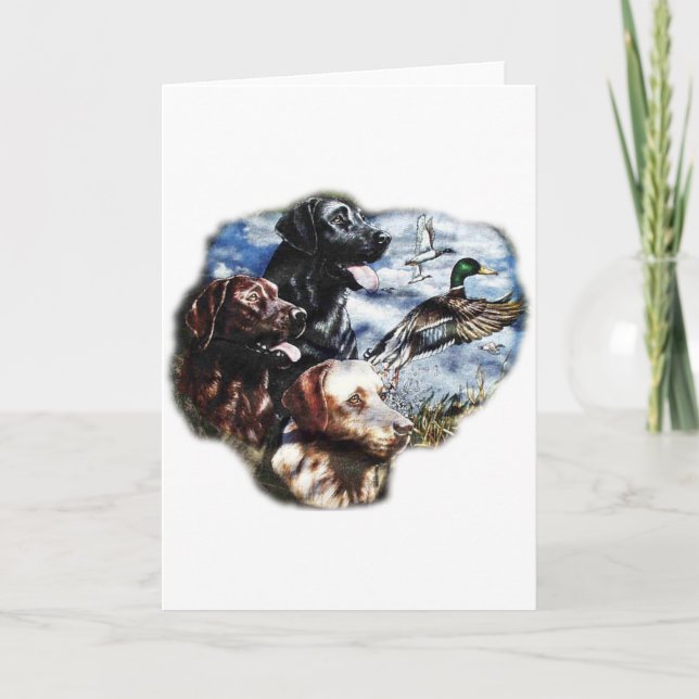 Träume der Entenjagd Karte (Vorderseite)