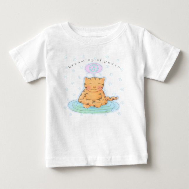 Träume des Friedens Baby T-shirt (Vorderseite)