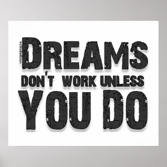 Träume funktionieren nicht poster (Vorne)