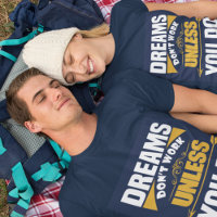 Träume funktionieren nur, wenn du dunkelblau tust