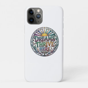 Träume gedeihen hier Inspirations-T-Shirt Case-Mate iPhone Hülle