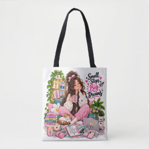 Träume Groß Cozy Girl – Kaffee, Bücher & Positive