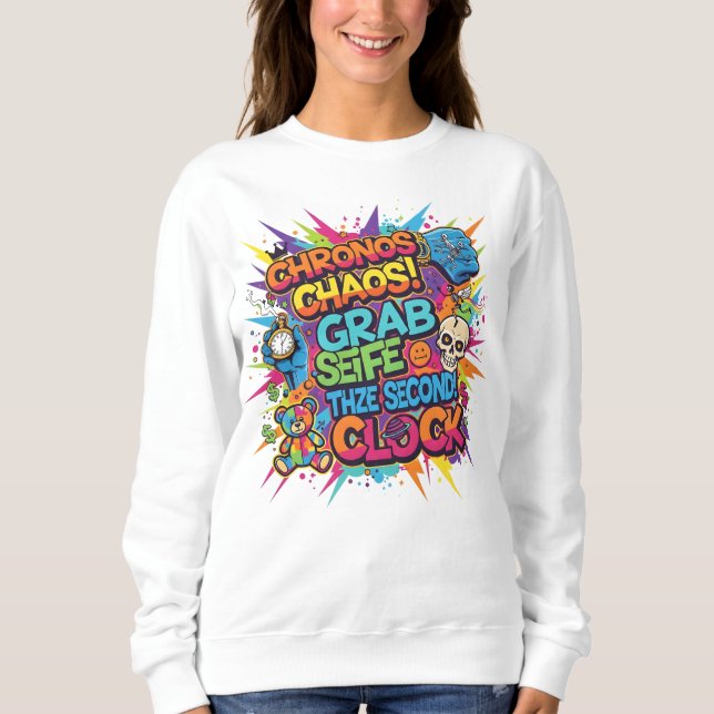 "Träume Groß Motivierend Sweatshirt (Vorderseite)