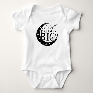 Träume Groß Nachthimmel Baby Strampler