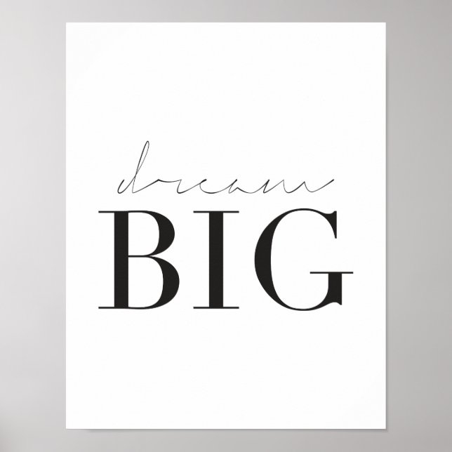 Träume Groß Poster (Vorne)