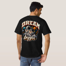 Träume groß Retro-Astronaut Weltraumforscher T-Shirt