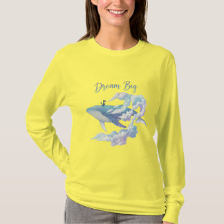 Träume groß – Surrealer Fantasy-Wal-T-Shirt T-Shirt