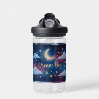 Träume groß Wasserflaschen-Aufkleber 🌙 CuteWasser Trinkflasche