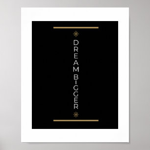 Träume größer poster