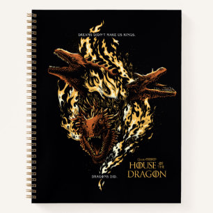 Träume haben uns nicht zu Königen gemacht. Drachen Notizbuch
