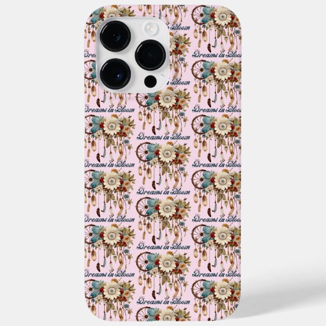 Träume im Blütemuster Case-Mate iPhone Hülle (Rückseite)