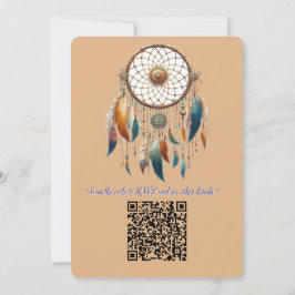 Träume in einem Bohemischen Thema Einladung