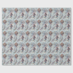 Träume in einem Bohemischen Thema Geschenkpapier