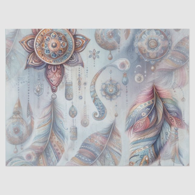 Träume in einem Bohemischen Thema Seidenpapier (Vorderseite)