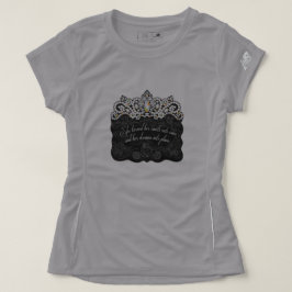 Träume in Pläne für technisches Shirt