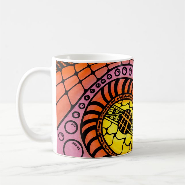 Träume in Rot Kaffeetasse (Links)