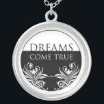 Träume kommen wahr - das 3 Wort-Zitat-Halskette Versilberte Kette<br><div class="desc">Tragen Sie eine Zitathalskette mit drei Wörtern,  um zu motivieren und sich zu inspirieren oder es als einzigartiges und denkwürdiges Geschenk Ihrer Familie und Freunden zu geben. Die Mitteilungshalskette mit den ursprünglichen Entwürfen kombinieren Inspiration mit Schönheit</div>