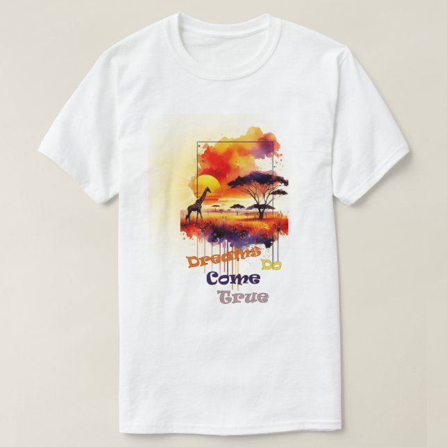 Träume kommen wahre T - Shirt-Gestaltung T-Shirt (Design vorne)