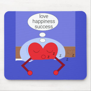 Träume meines Herzens: Blau Mousepad