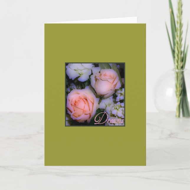 Träume Mitteilungskarten (Vorderseite)