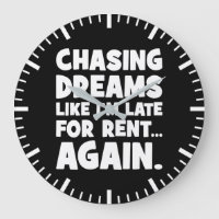 Träume nachjagen, wie ich wieder verspätet bin, lu