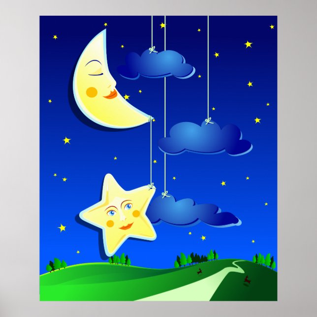 Träume Nacht, Poster (Vorne)