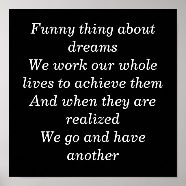 Träume Poster (Vorne)