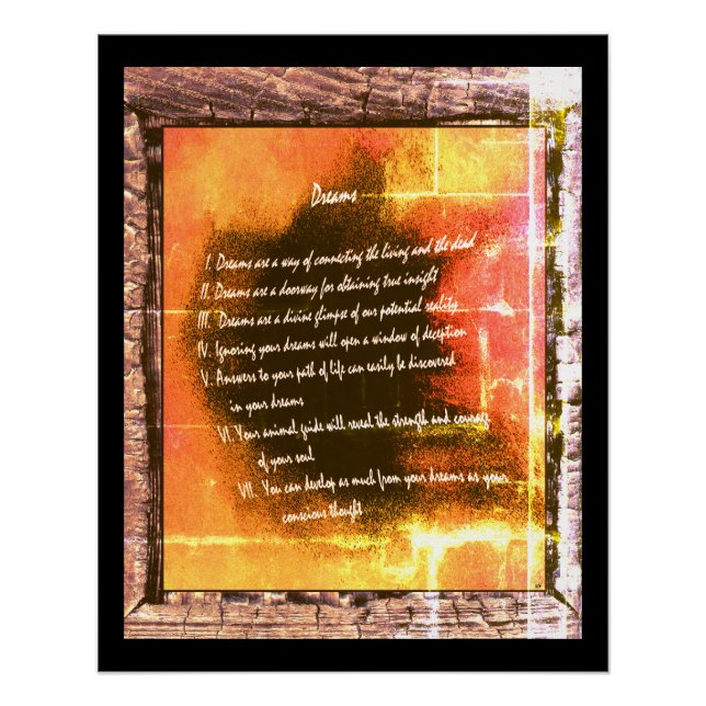 Träume Poster (Vorderseite)