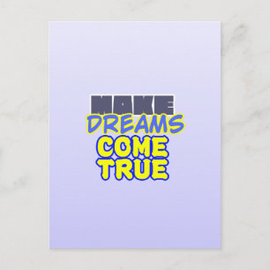 Träume Postkarte