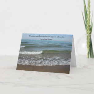 Träume Thoreau Abschluss-Karte Karte