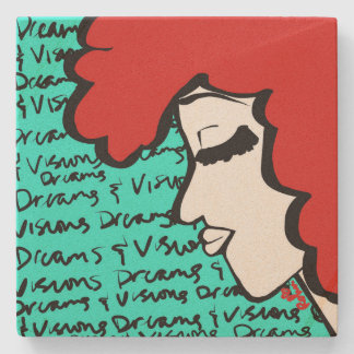 Träume und Visionen Stone Untersetzer