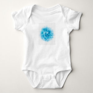 Träume vom Flattern: Blue Butterfly Baby Strampler
