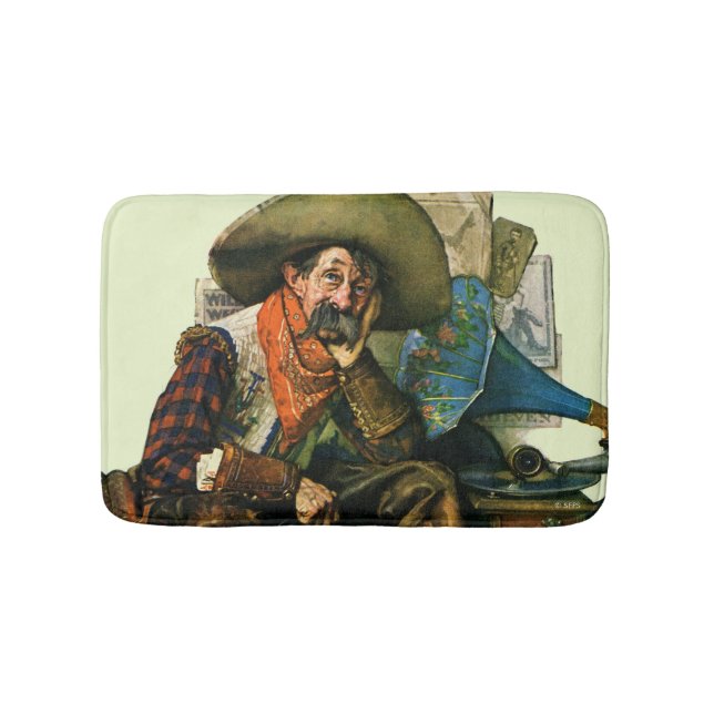 Träume vom langen Ago Badematte (Vorderseite)