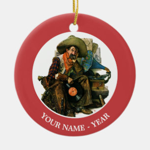 Träume vom langen Ago Keramikornament