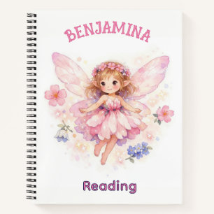 Träume vom rosa Feengarten - Florale Magie für Mäd Notizbuch